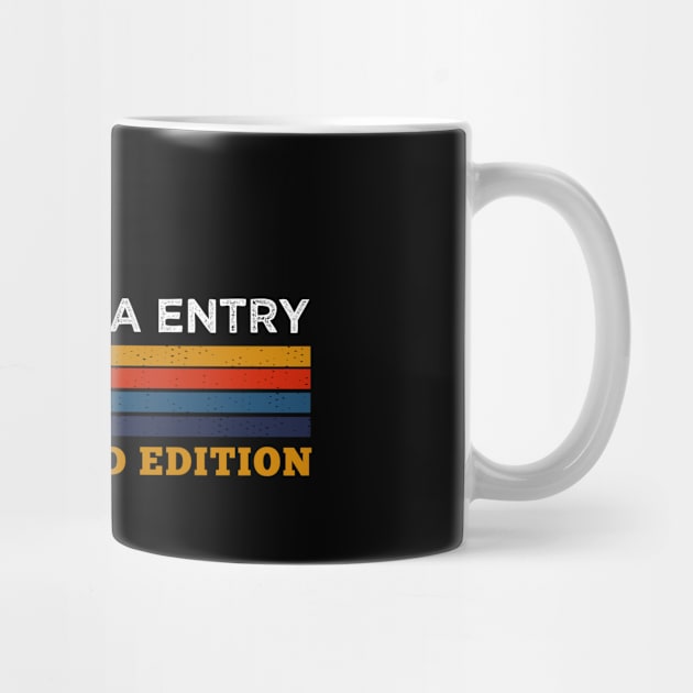 Funny Vintage Data Entry Design Birthday Gift  Humor by Arda